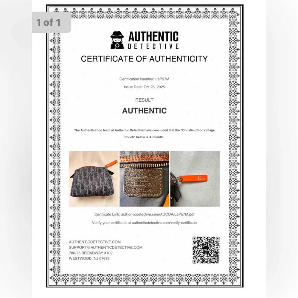 💯 CHRISTIAN DIOR
Blue Trotter Denim Flight Cosmetic Pouch - Picture 15 of 16